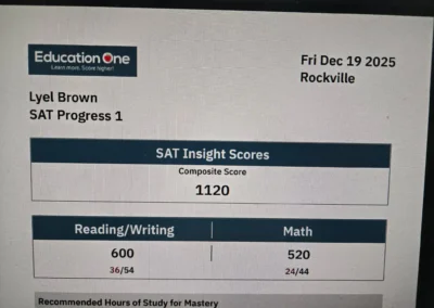 Education one Rockville Student mark